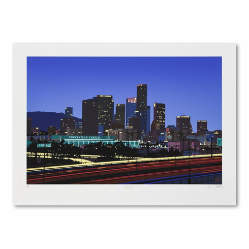 Armond Fields Limited Edition 27 x 16 serigraph:"Downtown"