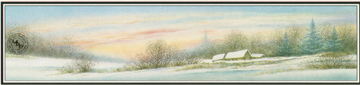 Arnold Alaniz Handsigned and Numbered Limited Edition Paper Signed and Numbered original Lithograph:"The Old Homestead" - Out of Stock