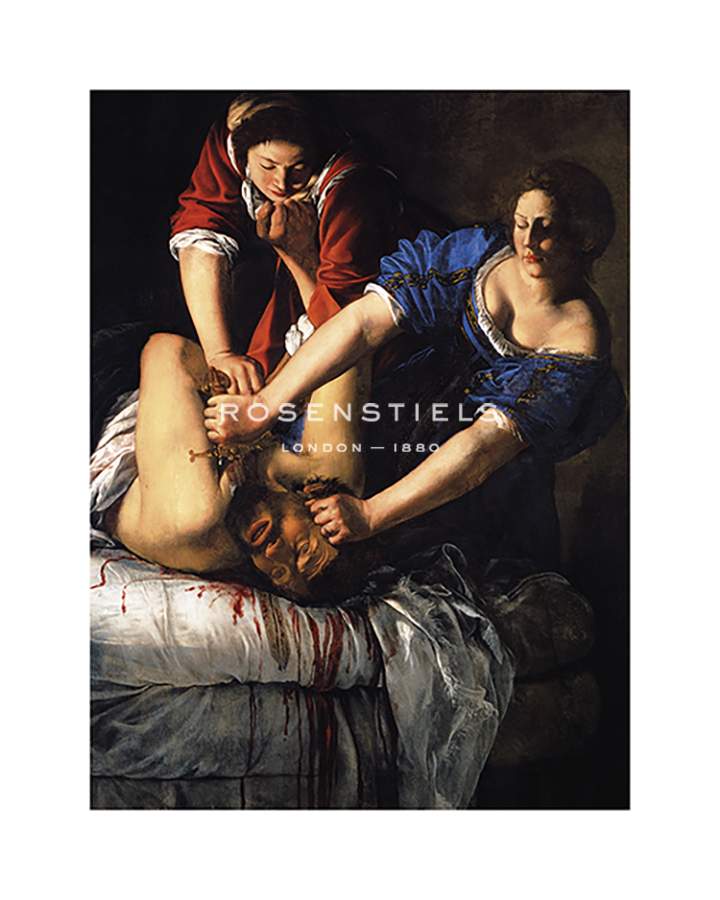 Artemisia Gentileschi Hand Numbered Limited Edition Print on Paper :"Judith Beheading Holofernes"