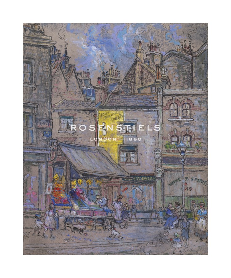 Arthur Birch Hand Numbered Limited Edition Print on Paper :"Old Dury Lane"