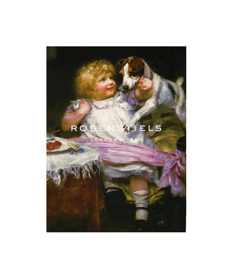 Arthur Elsley Hand Numbered Limited Edition Print on Paper :"All Mine"