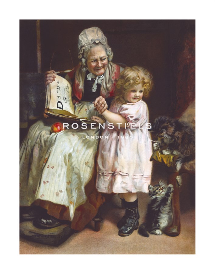 Arthur Elsley Hand Numbered Limited Edition Print on Paper :"D. for Dog"