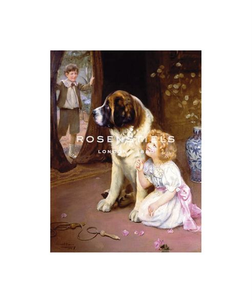 Arthur Elsley Hand Numbered Limited Edition Print on Paper :"Hide and Seek"