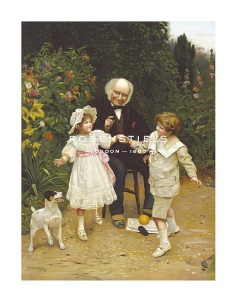Arthur Elsley Hand Numbered Limited Edition Print on Paper :"One! Two! Three! Go!"