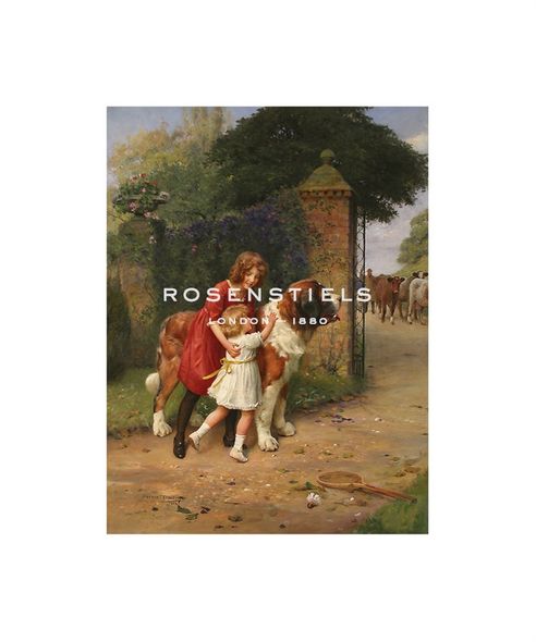 Arthur Elsley Hand Numbered Limited Edition Print on Paper :"Safely Guarded"