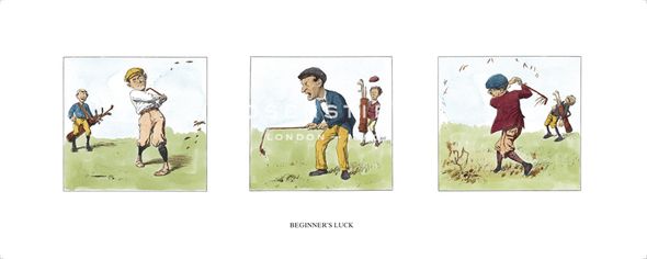Arthur Frost Hand Numbered Limited Edition Print on Paper :"Beginner's Luck"