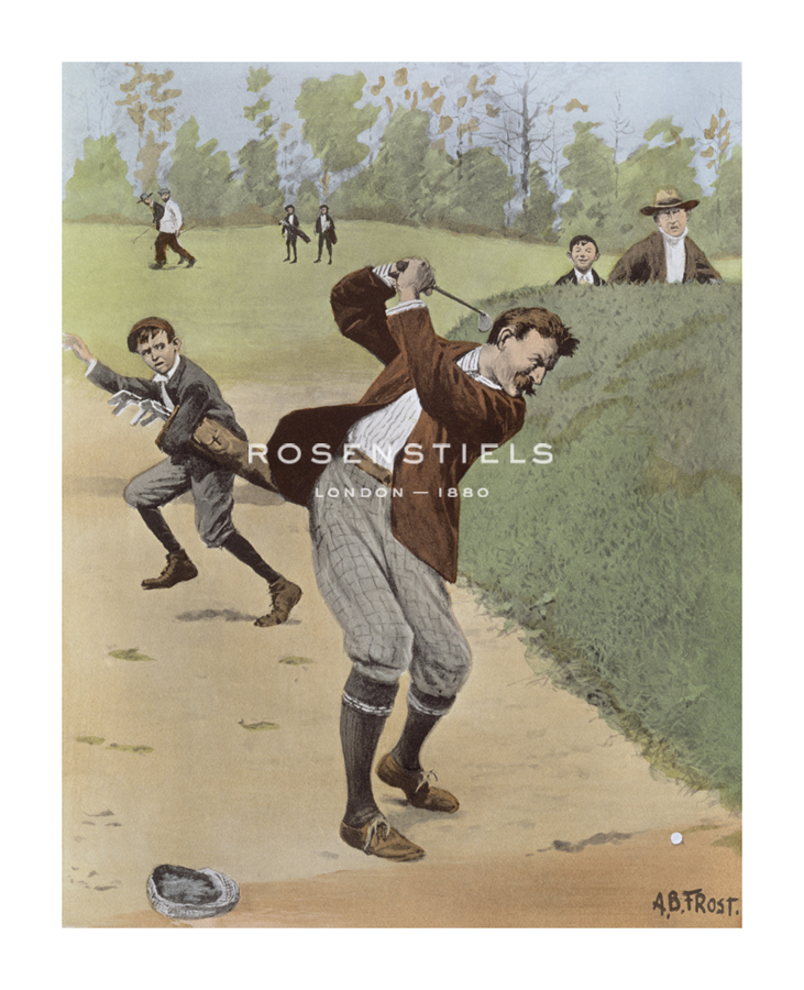 Arthur Frost Hand Numbered Limited Edition Print on Paper :"Putting out of Sand"