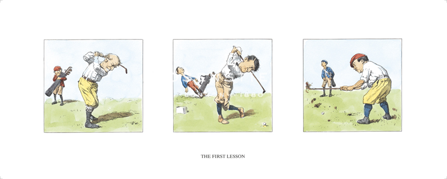 Arthur Frost Hand Numbered Limited Edition Print on Paper :"The First Lesson"
