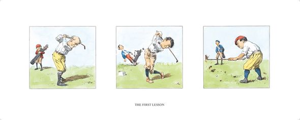 Arthur Frost Hand Numbered Limited Edition Print on Paper :"The First Lesson"