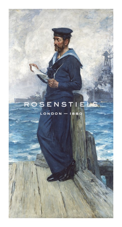 Arthur McCormick Hand Numbered Limited Edition Print on Paper :"A Sailor From HMS Invincible"