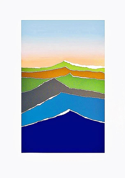 Arthur Secunda Signed Limited Edition Etching: "SIERRA SIERRA"