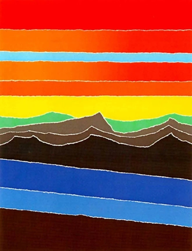 Arthur Secunda Signed Limited Edition Serigraph: "BLUE STREAM" Arthur Secunda Signed Limited Edition Serigraph: "BLUE STREAM"