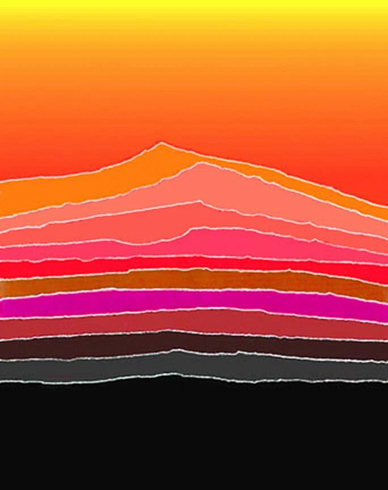 Arthur Secunda Signed Limited Edition Serigraph, Silkscreen: "SUNRISE II" Arthur Secunda Signed Limited Edition Serigraph, Silkscreen: "SUNRISE II"