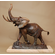 Athanas Handcrafted Solid Bronze Sculpture:"The Loner"