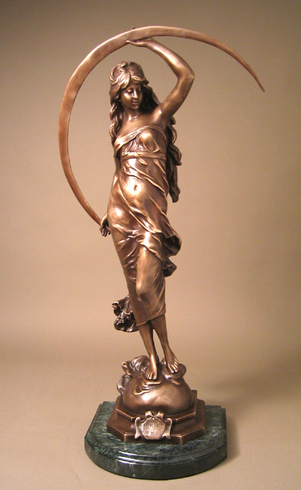 Auguste Moreau Handcrafted Solid Bronze Sculpture:"L'Aurore" Auguste Moreau Handcrafted Solid Bronze Sculpture:"L'Aurore"