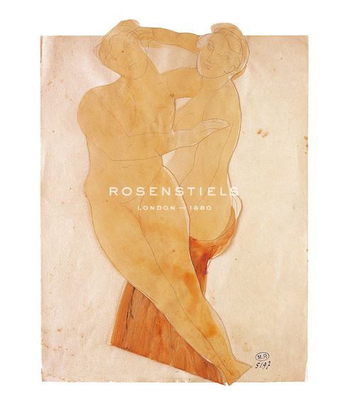 Auguste Rodin Hand Numbered Limited Edition Print on Paper :"Deux Femmes Enlacees"