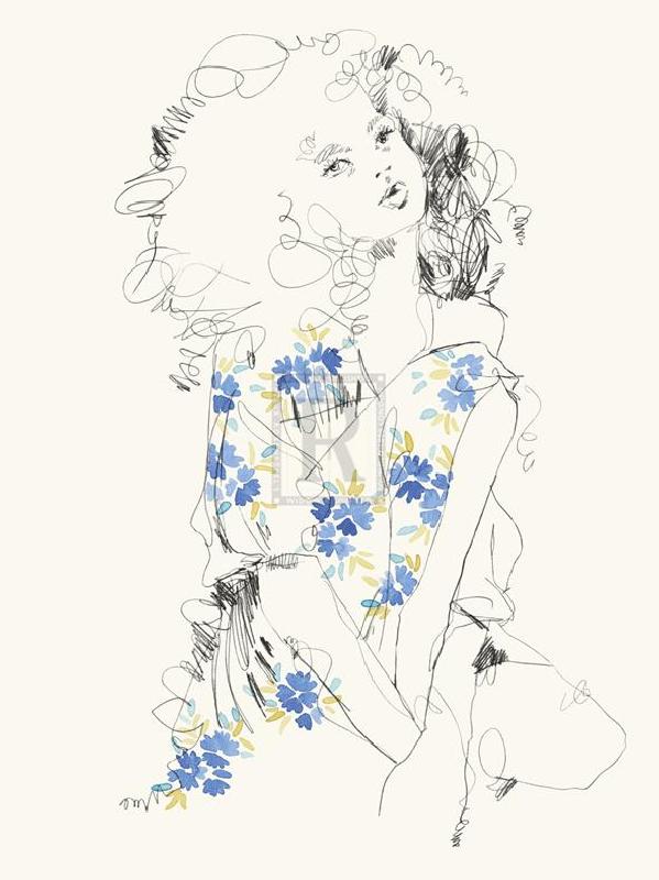Aurora Bell 30 x 40 in. Open Giclee Canvas:"Daydreamer"