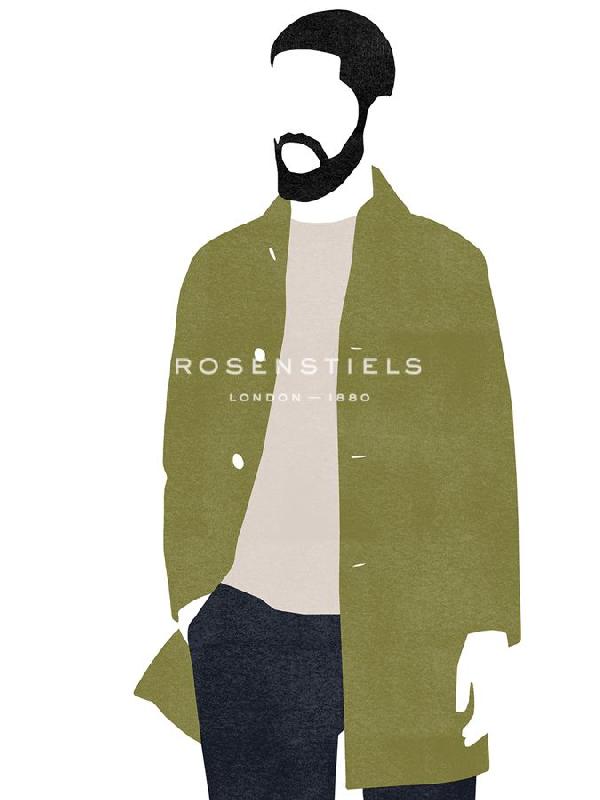 Aurora Bell 30 x 40 in. Open Giclee Canvas:"Silhouette Chic - Pose"