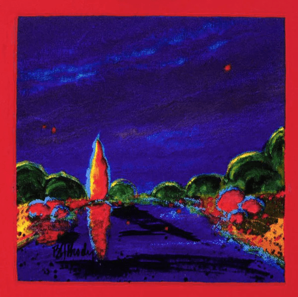 B H Brody (Barbara Hammerman Brody) Limited Edition Serigraph on Board: "My Colour Dream II"