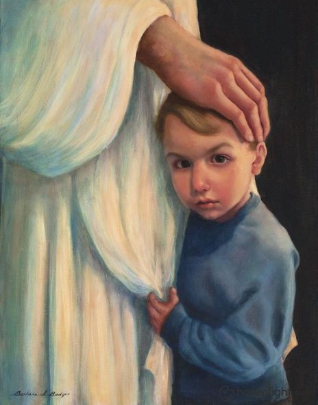 Barbara Badger Fine Art Canvas Giclee: "Fear Not"