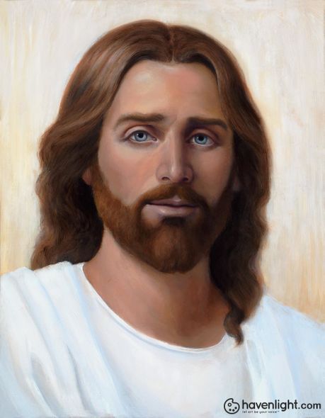 Barbara Badger Fine Art Canvas Giclee: "Jesus"