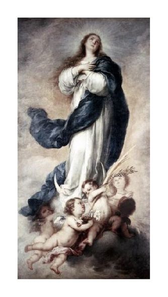 Bartolome Esteban Murillo Fine Art Open Edition Gicl&eacute;e:"Conception"