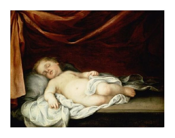 Bartolome Esteban Murillo Fine Art Open Edition Gicl&eacute;e:"The Christ Child Asleep"