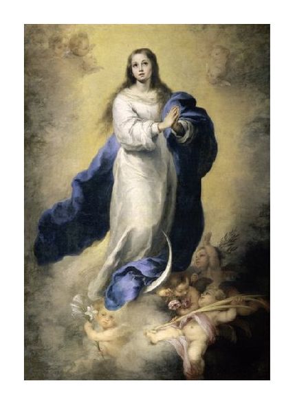 Bartolome Esteban Murillo Fine Art Open Edition Gicl&eacute;e:"The Immaculate Conception"