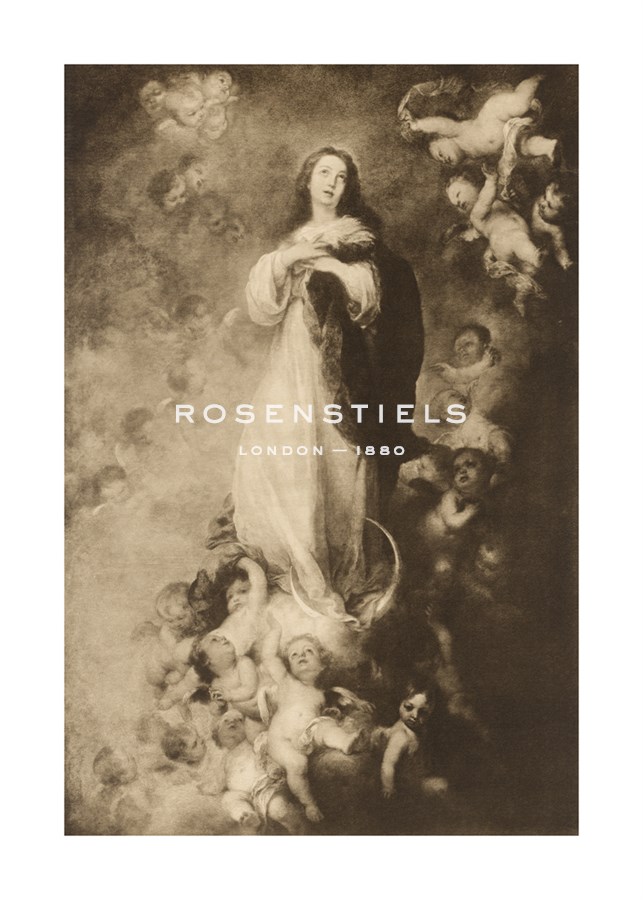 Bartolome Esteban Murillo Hand Numbered Limited Edition Print on Paper :"The Immaculate Conception"