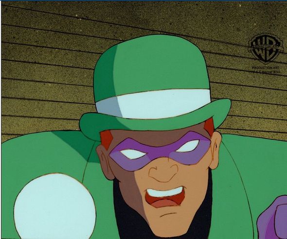 Batman The Animated Series Original Production Cel: "Riddler"