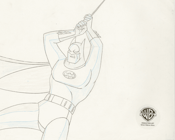 Batman The Animated Series Original Production Drawing: "Batman"