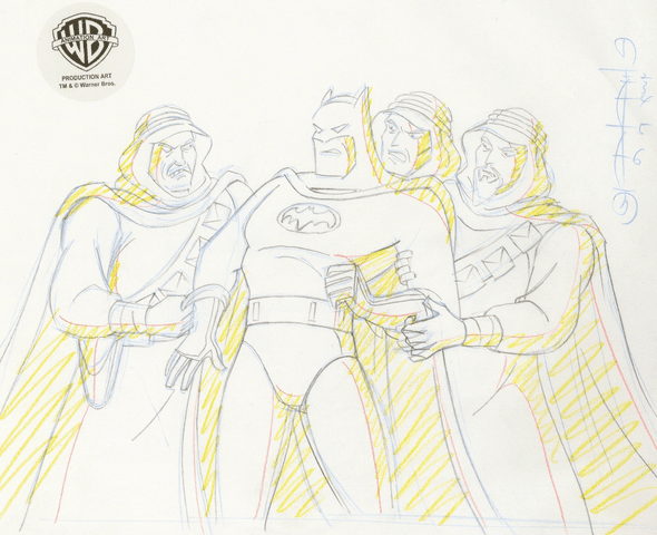 Batman The Animated Series Original Production Drawing: "Batman"