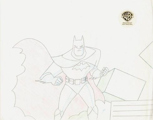 Batman The Animated Series Original Production Drawing: "Batman" 
