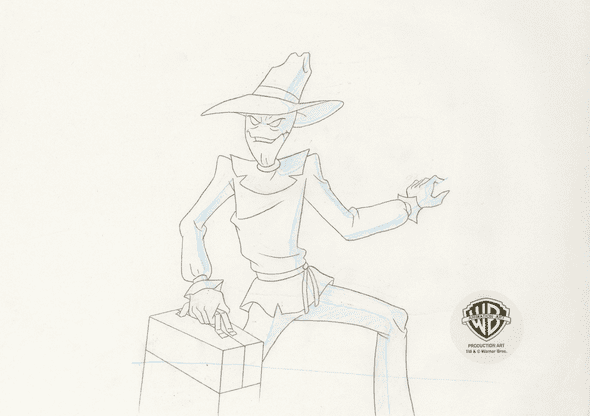 Batman The Animated Series Original Production Drawing: "Scarecrow"