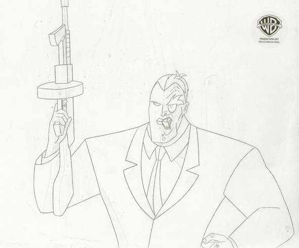 Batman The Animated Series Original Production Drawing: "Two-Face"