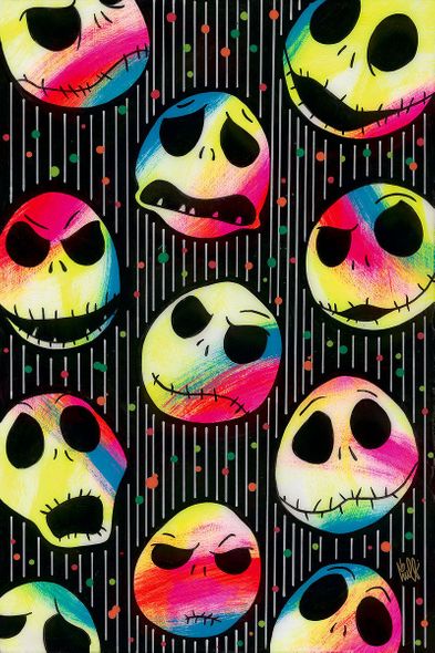 Beau Hufford Disney Limited Edition Gallery Wrap Canvas Giclee:"Jack Skellington"
