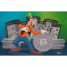 Ben Olson Signed Disney Ltd Ed Gallery Wrap Canvas:"Icons of Animation: Goofy"