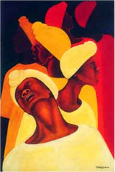 Bernard Hoyes Artist Signed Limited Edition Serigraph on paper:"Hymn In The Night"