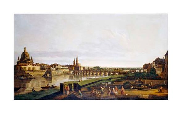 Bernardo Bellotto Fine Art Open Edition Gicl&eacute;e:"A View of Dresden"
