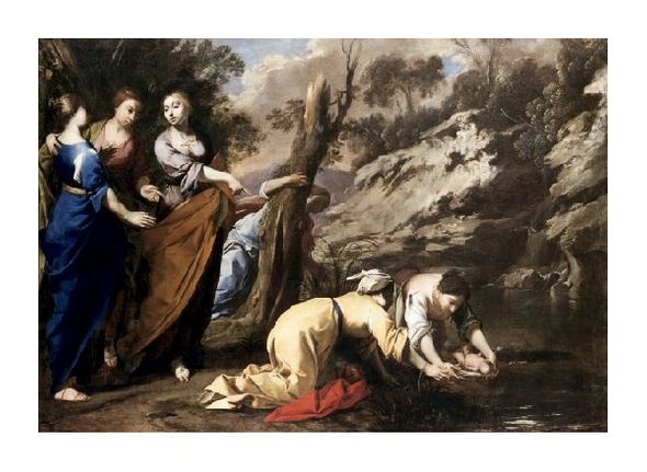 Bernardo Cavallino Fine Art Open Edition Gicl&eacute;e:"Finding of Moses"
