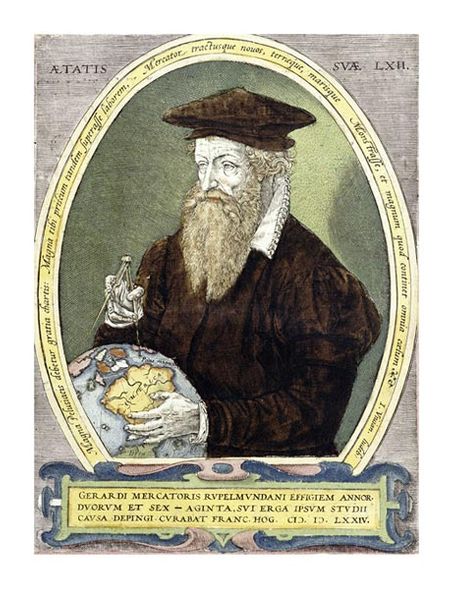 Bernardus Busius Fine Art Open Edition Gicl&eacute;e:"Gerard Mercator"