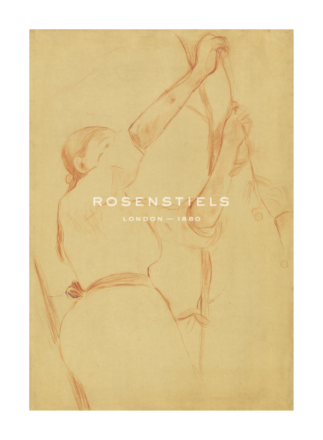 Berthe Morisot Hand Numbered Limited Edition Print on Paper :"Girl Picking Cherries"