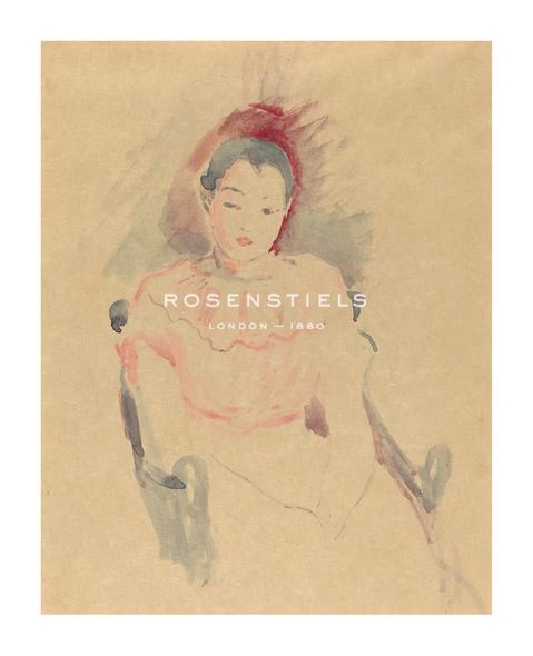 Berthe Morisot Hand Numbered Limited Edition Print on Paper :"Girl Seated"