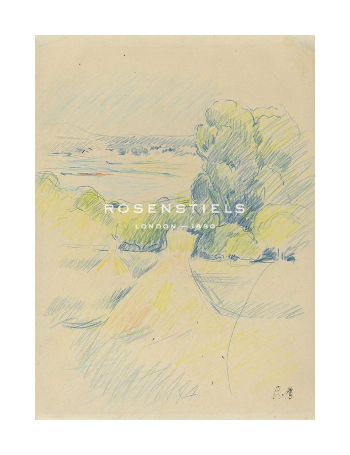 Berthe Morisot Hand Numbered Limited Edition Print on Paper :"Landscape"