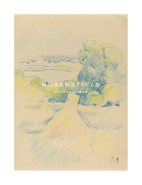 Berthe Morisot Hand Numbered Limited Edition Print on Paper :"Landscape"