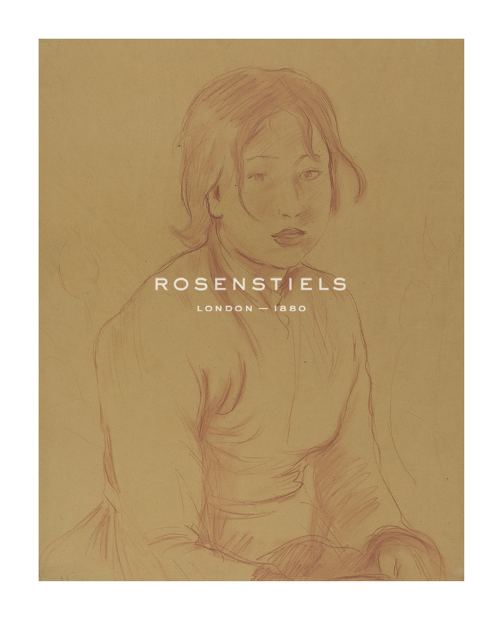 Berthe Morisot Hand Numbered Limited Edition Print on Paper :"Peasant Girl"