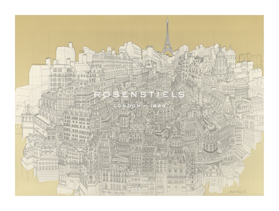 Beverley Gene Coraldean Hand Numbered Limited Edition Print on Paper :"Secret Paris"