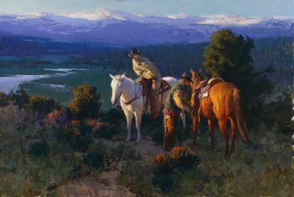 BILL ANTON 24X36 Secondary Market Art: "GOLDEN DAWN GCNV"