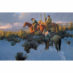 Bill Anton Hand Signed and Numbered Limited Edition Giclee on Canvas:"Warming Up"