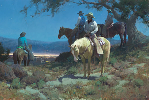 Bill Anton Hand Signed and Numbered Limited Edition Giclee Print:"Encroachment"